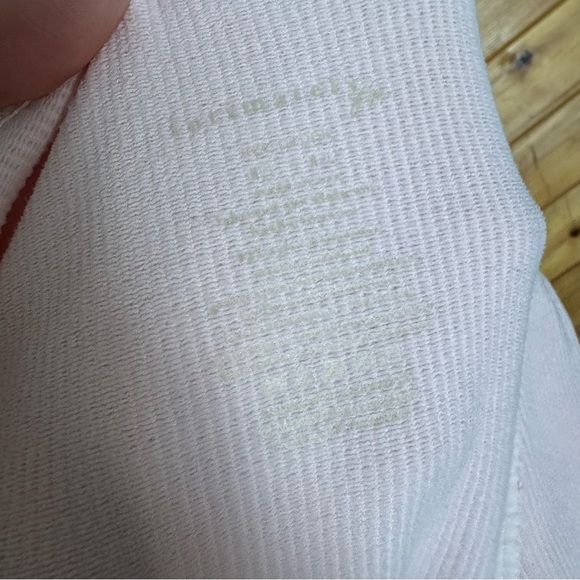 Free People Pink V-Neck Long Sleeve Bodysuit Size M/L - Picture 6 of 6